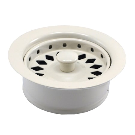 Jones Stephens Biscuit Disposer Flange with Basket Strainer and Stopper, Boxed B03003B